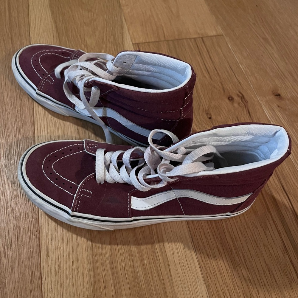 Vans High Tops shoes Eggplant color